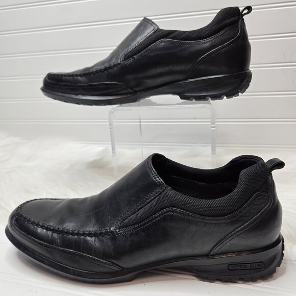 Cole Haan Driving Shoe Men's 13 M Black Soft Leather Slip On Moccasins Loafers - Picture 1 of 10